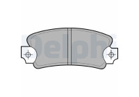 Brake Pad Set, disc brake LP146 Delphi