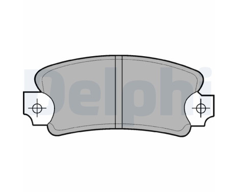 Brake Pad Set, disc brake LP146 Delphi