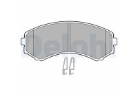 Brake Pad Set, disc brake LP1462 Delphi