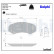 Brake Pad Set, disc brake LP1462 Delphi