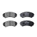 Brake Pad Set, disc brake LP1462 Delphi, Thumbnail 3