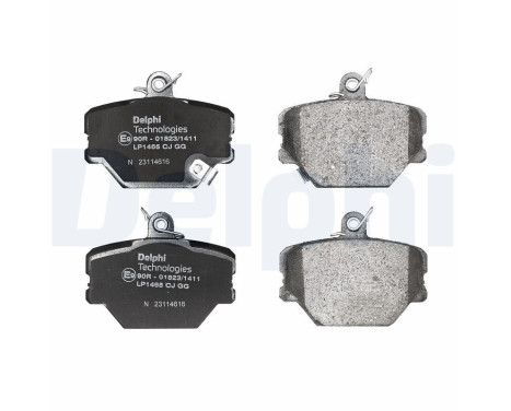 Brake Pad Set, disc brake LP1465 Delphi, Image 2