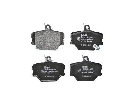 Brake Pad Set, disc brake LP1465 Delphi, Image 2