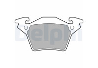 Brake Pad Set, disc brake LP1471 Delphi