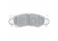 Brake Pad Set, disc brake LP1500 Delphi