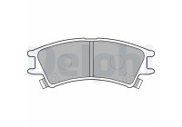 Brake pad set, disc brake LP1502 Delphi
