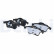Brake Pad Set, disc brake LP1504 Delphi