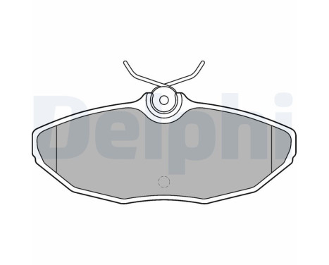 Brake Pad Set, disc brake LP1505 Delphi