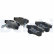 Brake Pad Set, disc brake LP1507 Delphi