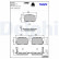 Brake Pad Set, disc brake LP1507 Delphi, Thumbnail 3