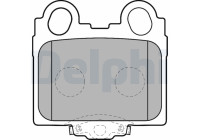 Brake Pad Set, disc brake LP1510 Delphi