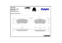 Brake Pad Set, disc brake LP1515 Delphi