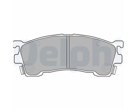 Brake Pad Set, disc brake LP1518 Delphi