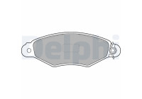 Brake Pad Set, disc brake LP1519 Delphi