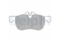 Brake Pad Set, disc brake LP1521 Delphi