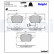 Brake Pad Set, disc brake LP1525 Delphi