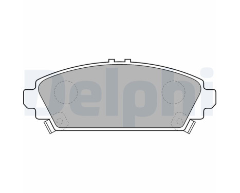 Brake Pad Set, disc brake LP1526 Delphi