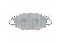 Brake Pad Set, disc brake LP1533 Delphi