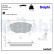Brake Pad Set, disc brake LP1533 Delphi
