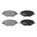 Brake Pad Set, disc brake LP1533 Delphi, Thumbnail 3