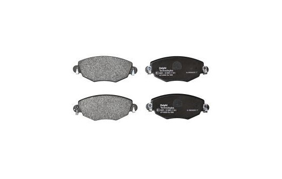 Brake Pad Set, disc brake LP1533 Delphi