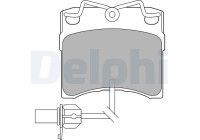 Brake Pad Set, disc brake LP1535 Delphi