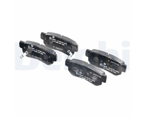 Brake Pad Set, disc brake LP1539 Delphi