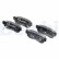 Brake Pad Set, disc brake LP1539 Delphi