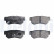 Brake Pad Set, disc brake LP1539 Delphi, Thumbnail 2