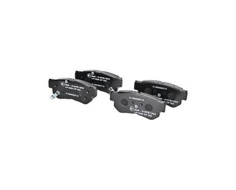 Brake Pad Set, disc brake LP1539 Delphi