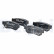 Brake Pad Set, disc brake LP1539 Delphi