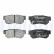 Brake Pad Set, disc brake LP1539 Delphi, Thumbnail 2