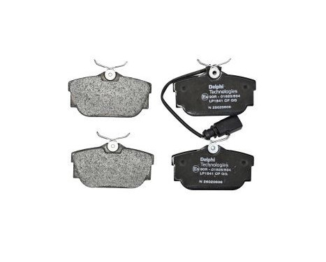 Brake Pad Set, disc brake LP1541 Delphi, Image 3
