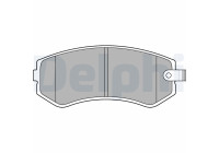 Brake Pad Set, disc brake LP1544 Delphi