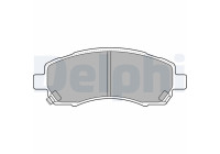 Brake Pad Set, disc brake LP1545 Delphi