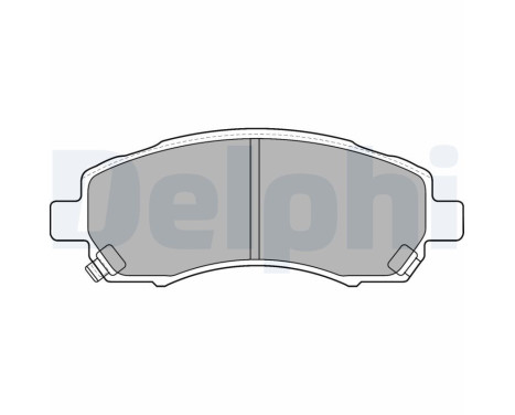 Brake Pad Set, disc brake LP1545 Delphi