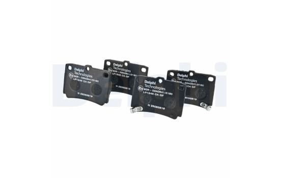 Brake Pad Set, disc brake LP1546 Delphi, Image 2