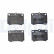Brake Pad Set, disc brake LP1546 Delphi, Thumbnail 3