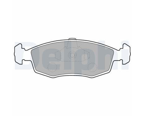 Brake Pad Set, disc brake LP1549 Delphi