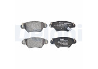 Brake Pad Set, disc brake LP1553 Delphi