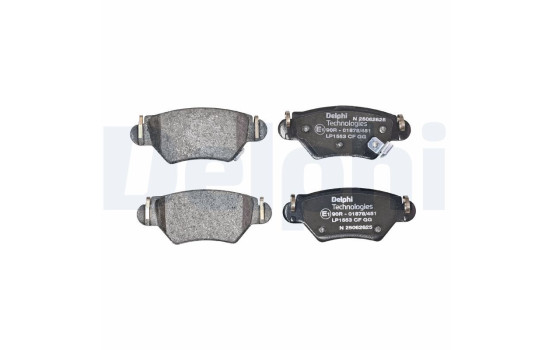 Brake Pad Set, disc brake LP1553 Delphi