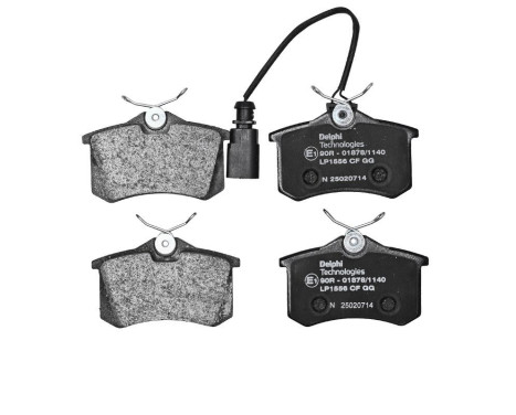 Brake Pad Set, disc brake LP1556 Delphi, Image 3