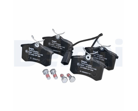 Brake Pad Set, disc brake LP1556 Delphi