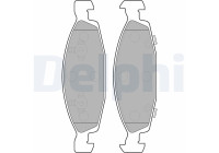 Brake Pad Set, disc brake LP1557 Delphi