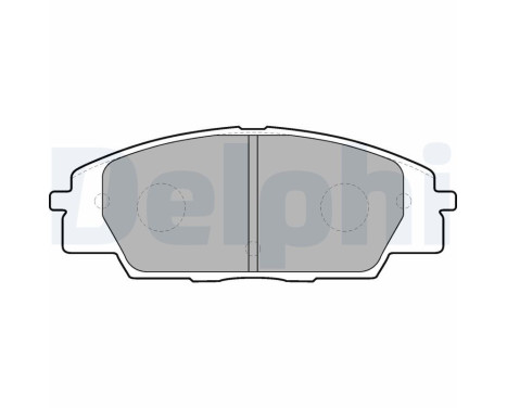 Brake Pad Set, disc brake LP1559 Delphi