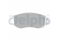 Brake Pad Set, disc brake LP1582 Delphi