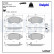 Brake Pad Set, disc brake LP1582 Delphi