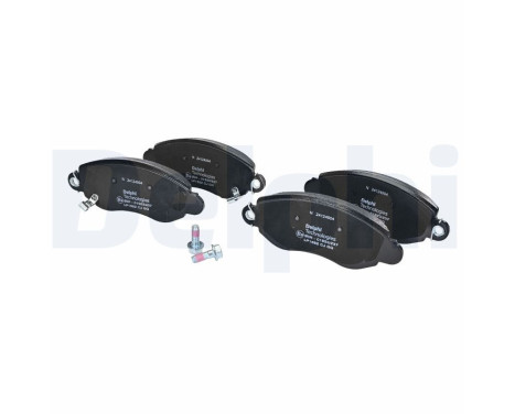 Brake Pad Set, disc brake LP1582 Delphi, Image 2