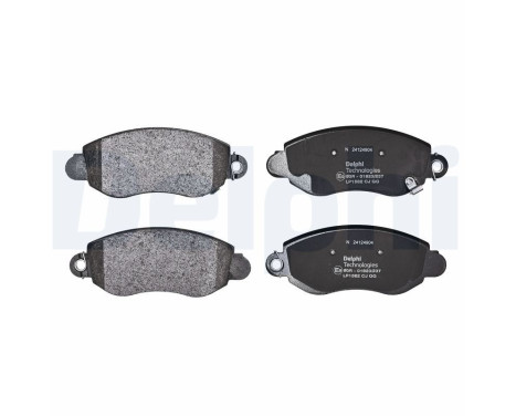 Brake Pad Set, disc brake LP1582 Delphi, Image 3