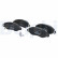 Brake Pad Set, disc brake LP1582 Delphi